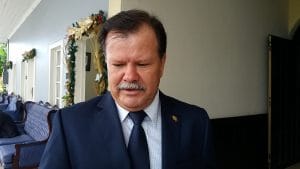 El diputado Abelino Esquivel, de Renovación Costarricense, dijo que el proyecto contra el nepotismo no le afecta en nada a él. (CRH).