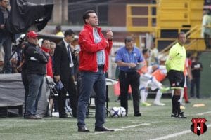 Javier Delgado, exentrenador de Alajuelense. Foto de archivo.