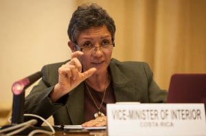 Carmen Muñoz, ex viceministra de Gobernación es una de las candidatas del gobierno para ser embajadora en Nicaragua.