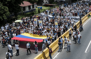 Venezuela sale a la calle. Foto de Víctor Pineda. Captura de Instagram.