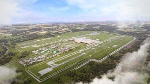 La construcción del Aeropuerto Metropolitano de Orotina estaba prevista para inicios de este año, sin embargo apenas se están planeando los estudios de impacto ambiental (Imagen de Presidencia)