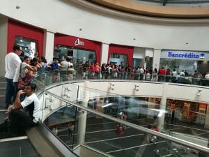 La sucursal de Bancrédito en el Terramall. (Foto: Jacqueline Otey/CRH).