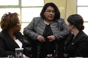 Diputada Marta Arauz: "Juan Carlos Bolaños mencionó que tenía otras reuniones con otros compañeros diputados". (CRH)