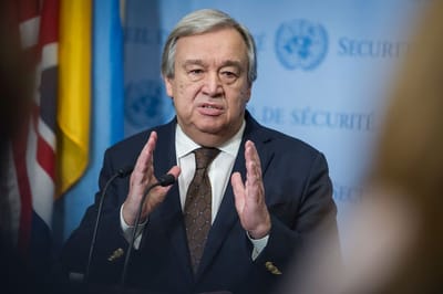 Antonio Guterres, secretario general de la ONU. Foto tomada de Foto tomada de @ONU_es.