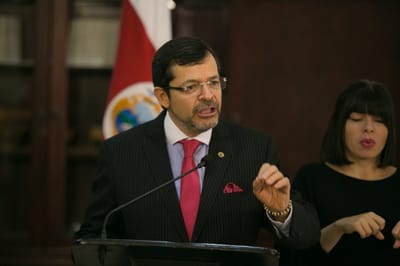 Presidente de la Corte Suprema de Justicia Carlos Chinchilla Sandí . Fotos: Roberto Carlos Sánchez