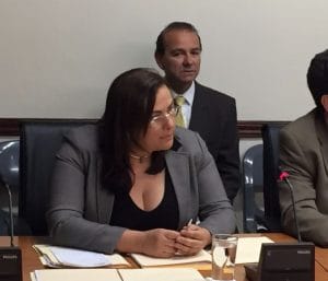En la imagen Paola Mora, Presidenta de la Junta del BCR. Archivo CRH