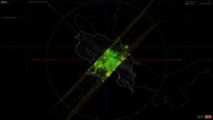 La herramienta permite analizar nuestro mapa de sismos franja por franja.