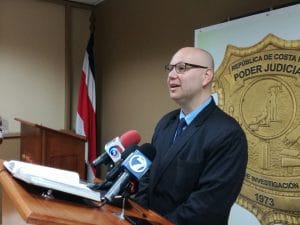Michael Soto, jefe de la Oficina de Planes y Operaciones del OIJCRHOY