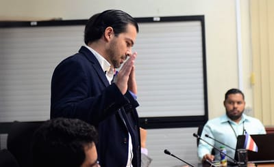 El empresario Juan Carlos Bolaños declaró. bajo juramento, ante los diputados. (CRH)