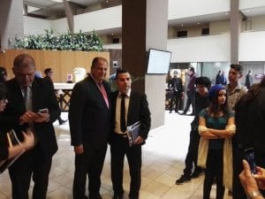 El presidente participó esta mañana en una actividad en el Hotel Corobicí.