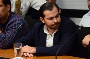 Juan Carlos Bolaños, importador de cemento chino. (Daniela Abarca / CRH).