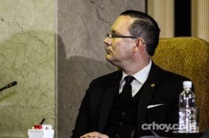 Celso Gamboa, Magistrado. (Daniela Abarca)
