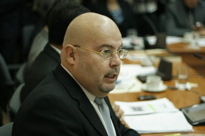 Víctor Hugo Víquez durante sesión de comisión legislativa. (Archivo | CRHoy.com)