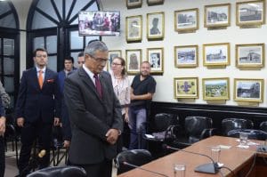 El fiscal general de la República, Jorge Chavarría, dijo que había que preguntarse qué es la corrupción. (Daniela Abarca/CRH).