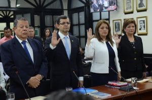 Los magistrados comparecen ante los diputados. (Daniela Abarca/CRH)