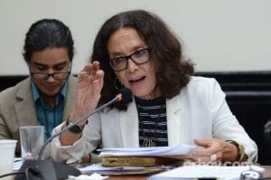 Patricia Mora: "don Luis Guillermo debería agudizar el oído ante un clamor de la ciudadanía". (Daniela Abarca/CRH).