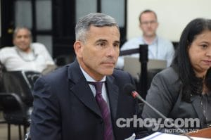 El auditor del BCR, José Manuel Rodríguez, fue cuestionado por los diputados. (Daniela Abarca/CRH).
