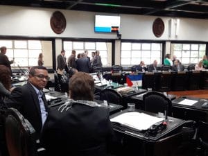 Los diputados votaron esta tarde por los magistrados suplentes de la Sala Constitucional. (CRH)