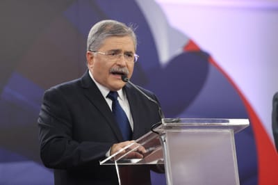 Juan Diego Castro, candidato del PIN, (Imagen cortesía del TSE)