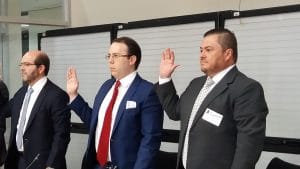 Los administradores de uno de los fideicomisos de Yanber comparecieron este miércoles ante la comisión investigadora. (CRH).