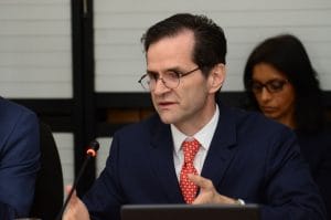 Gerardo Ulloa, responsable de Banca Corporativa, precisó que cada seis meses se revisaban las líneas de crédito de Yanber. (Daniela Abarca/CRH).