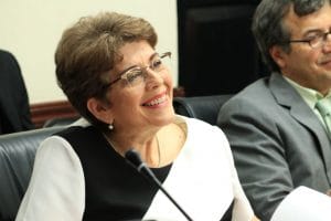 La contralora general de la República, Marta Acosta, advirtió sobre los efectos del tercer presupuesto extraordinario en las finanzas públicas. (CRH).