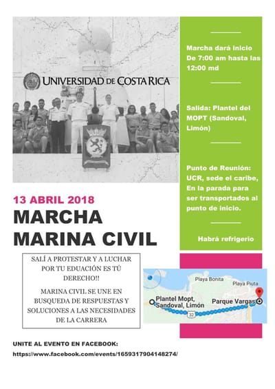 Estudiantes realizarán marcha. (Imagen cortesía).