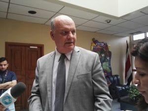 El ministro de la Presidencia, Rodolfo Piza