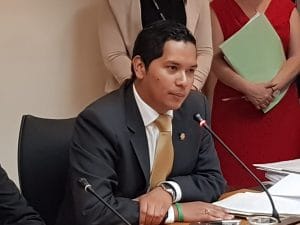 Gustavo Viales, presidente de la Comisión de Seguridad y Narcotráfico.