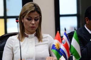 La diputada Franggi Nicolás, de Liberación Nacional, presentó el proyecto de ley. (CRH).