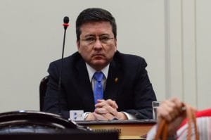 El diputado Pedro Muñoz, del PUSC, también afirmó que el Gobierno cedió a presiones. (CRH).