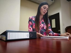 La legisladora María José Corrales, del PLN, impulsa la iniciativa. (CRH).