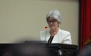 La Ministra Aguilar expone esta tarde ante la Asamblea Legislativa. (CRH)