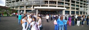 Explanada del Hospital México. (Foto Undeca).