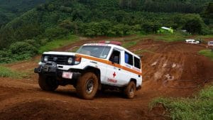 Ambulancia de Cruz Roja de Turrialba. Tomada de Facebook