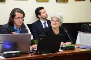 La ministra Rocío Aguilar ha comparecido ya ante los diputados, para explicar la situación con el hueco fiscal. (CRH)