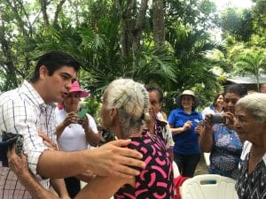El presidente Carlos Alvarado está de gira en Guanacaste esta semana