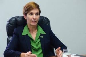Dyalá Jiménez, ministra de Comercio Exterior. (CRH)