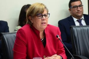 Martha Cubillo, tesorera Nacional, compareció ante los diputados. (Daniela Abarca/CRH)