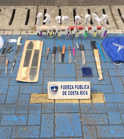 La semana pasada el escenario fue distinto: la violencia se apoderó de los parques de San José (CRH).