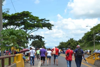 Bloqueo de este viernes en Barranca (Foto: Antena Porteña)