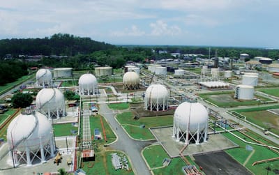 Imagen del plantel de Recope ubicado en Moín de Limón. Archivo CRH