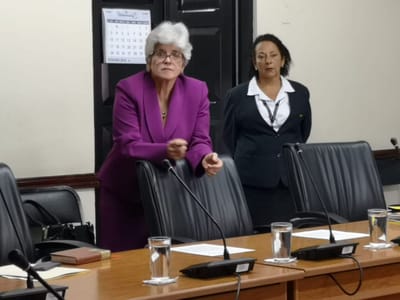 Rocío Aguilar, ministra de Hacienda. Foto CRH