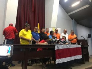 Los líderes sindicales reiteraron que la huelga sigue. (CRH)