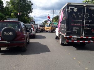 Bloqueo en Guatuso. Foto tomada de Internet.