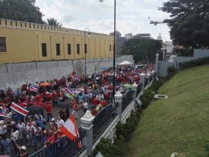 Participantes a Huelga Nacional. Foto de CRH.