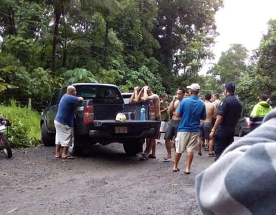 Imagen de los turistas rescatados tras la tragedia ocurrida el 20 de octubre de 2018. Archivo CRH