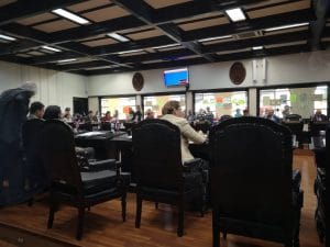 El cuarto presupuesto extraordinario se aprobó en primer debate con 42 votos a favor. (CRH).