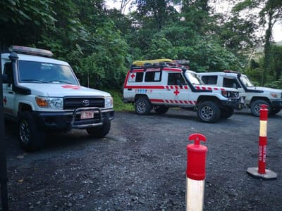 Operativo de búsqueda en el Braulio Carrillo