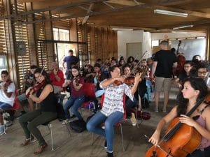 50 jóvenes serán los encargados del concierto de clausura del FIMS 2019. Foto: Fundación Sifais.